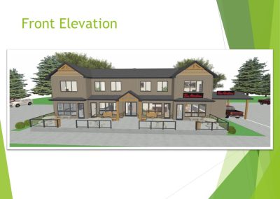 Front Elevation (Admin Concept Building)