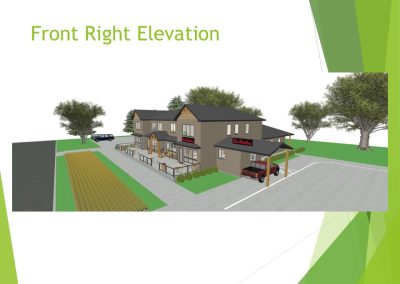 Front Right Elevation (Admin Concept Building)