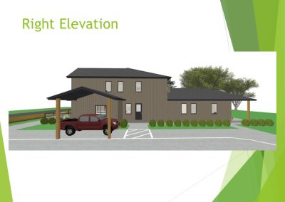 Right Elevation (Admin Concept Building)