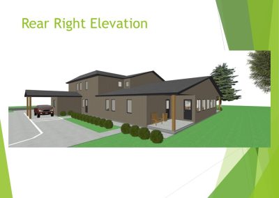 Rear Right Elevation (Admin Concept Building)
