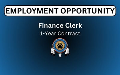 Finance Clerk – 1-Year Contracat
