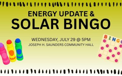 Energy Update & Solar Bingo