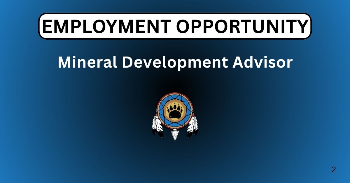 Mineral Development Advisor — Two Positions Available